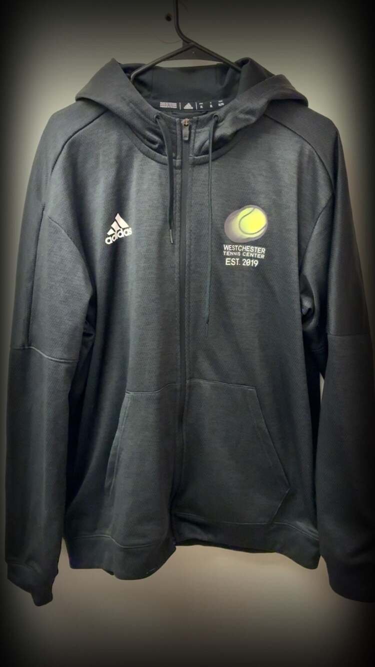Adidas ClimaWarm Westchester Tennis Center Full-Zip Hoodie Black Size XL